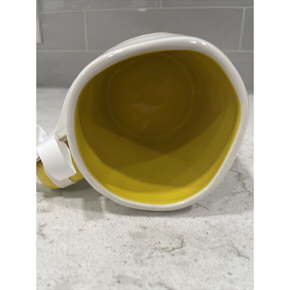 FOOTBALL SEASON Peanuts X Rae Dunn Lucy Charlie Brown AAUGH! Snatch Kick Mug NEW - Picture 6 of 6